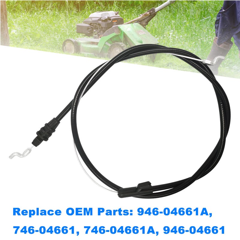 AILEETE Control Cable 946-04661A for MTD, Troy-Bilt, Craftsman, Yard Machines, Cub Cadet, Yard Man, Bolens, Murray Lawn Mowers, Replaces 746-04661, 746-04661A, 946-04661 - Image 3